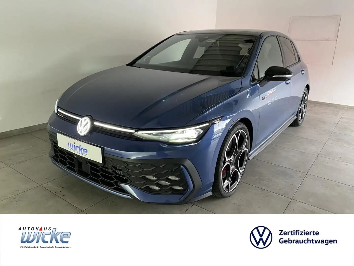 Volkswagen Golf GTI Golf VIII 2.0 TSI DSG GTI NAVI KLIMA LEDER PANO HA Niebieski - 1