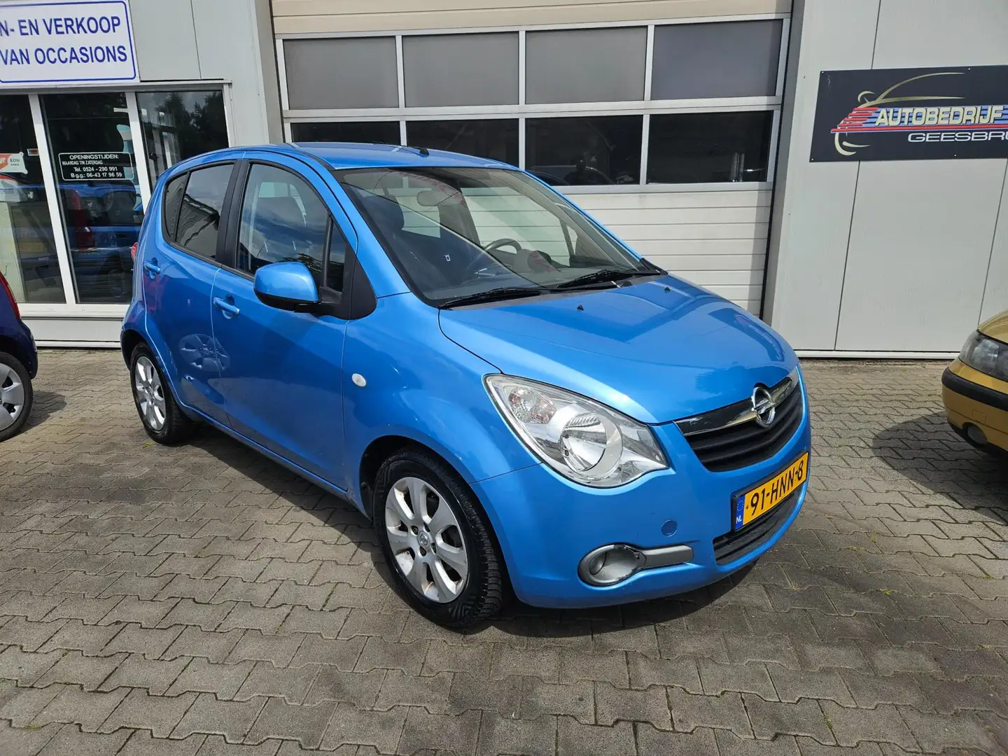 Opel Agila 1.2 Enjoy AIRCO Blauw - 2