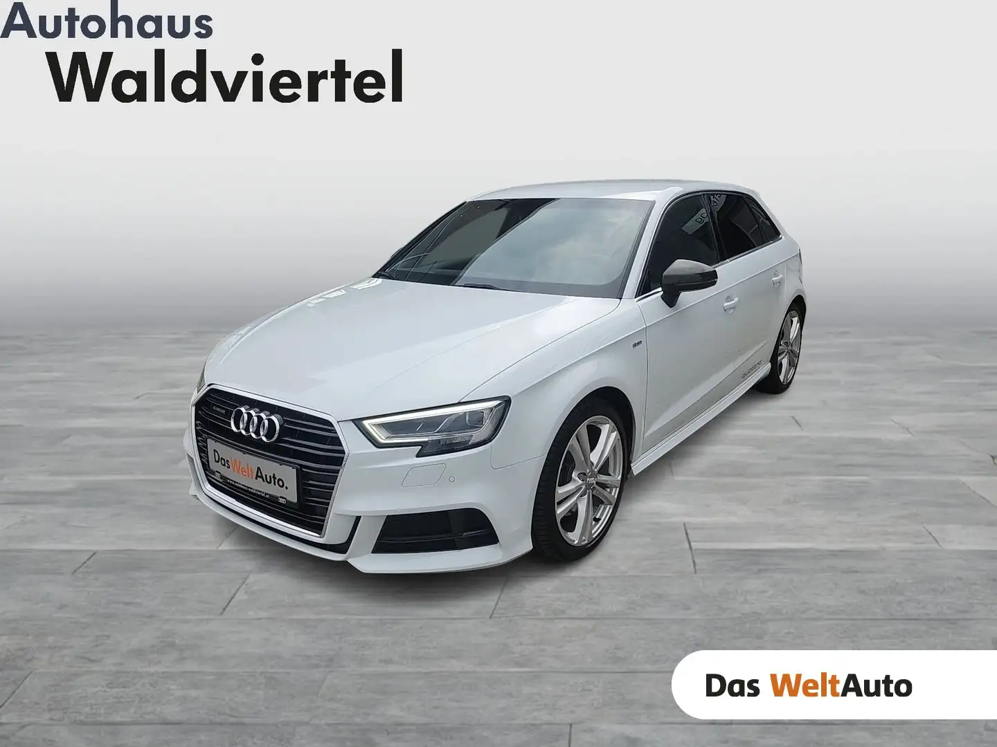 Audi A3 Audi A3 SB 2.0 TDI sport quattro Weiß - 1
