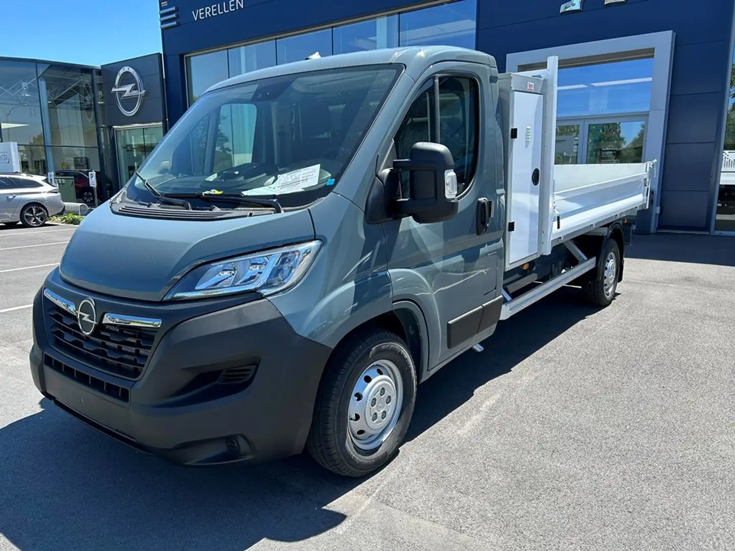 Opel Movano Chassis Cabine open laadbak Kipper 3500 Heavy L3 Gris - 1