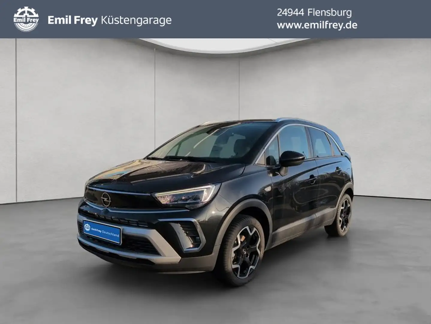 Opel Crossland Crossland 1.2 Automatik Elegance AHK, LED, SHZ Schwarz - 1