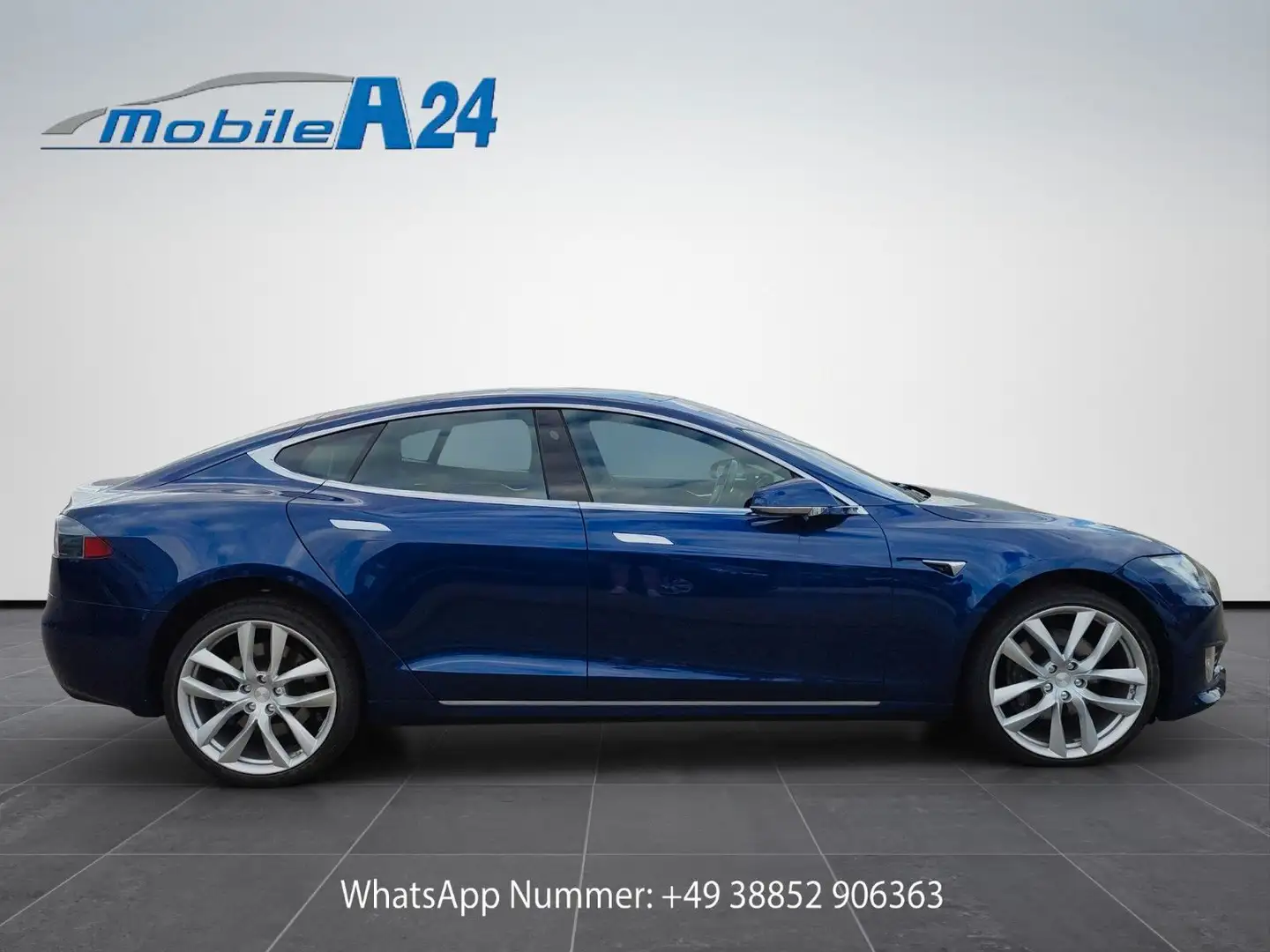 Tesla Model S 75D PREMIUM SITZE PANORAMADACH NP97T 21 Blau - 2