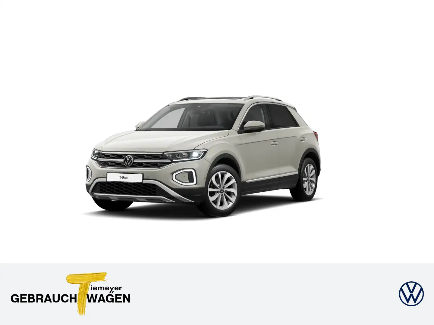 Volkswagen T-Roc 1.5 TSI DSG STYLE PANO AHK KEYLESS KAMERA Grau - 1