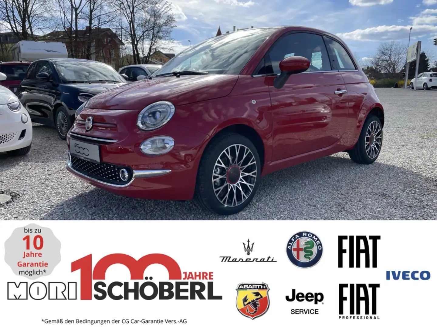 Fiat 500 (RED) MY23 1.0 GSE Hybrid Rosso - 1