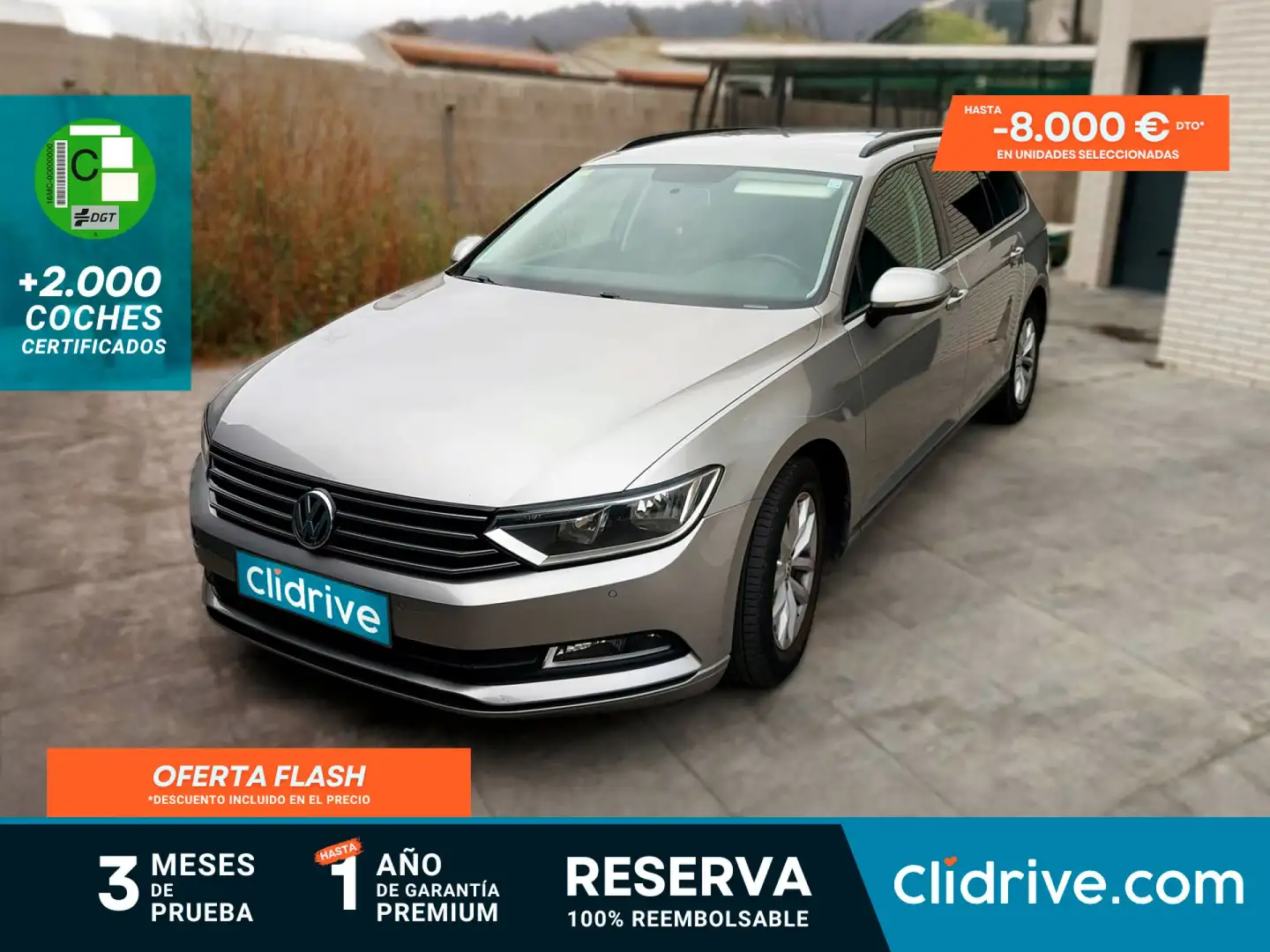 Volkswagen Passat Variant 1.6TDI Edition 88kW Gris - 1