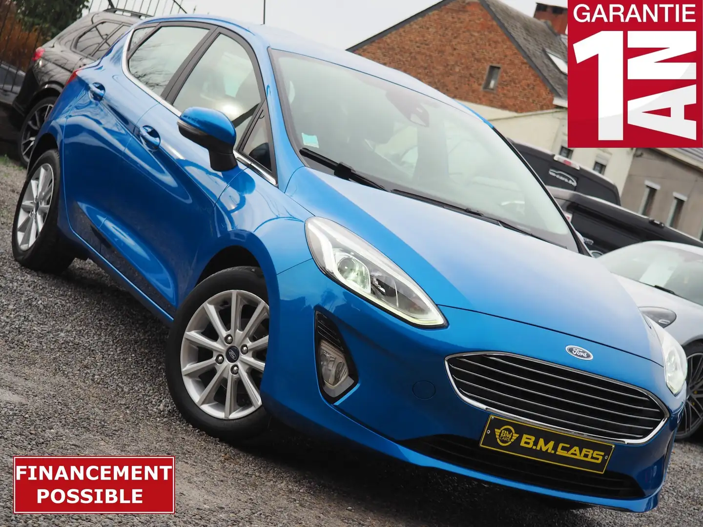 Ford Fiesta 1.5 TDCi ✅TITANIUM✅GPS-CLIM-PDC-JA-CRUISE-EU6 Bleu - 1