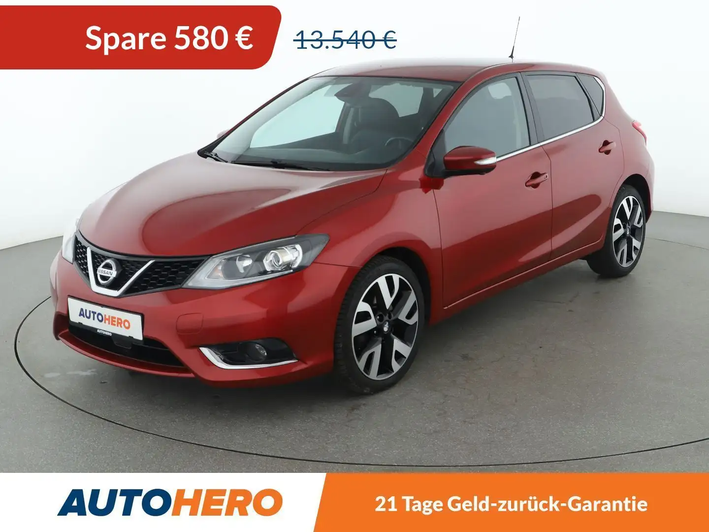 Nissan Pulsar 1.6 Tekna *NAVI*LED*TEMPO*CAM*SHZ*KLIMA* Rot - 1