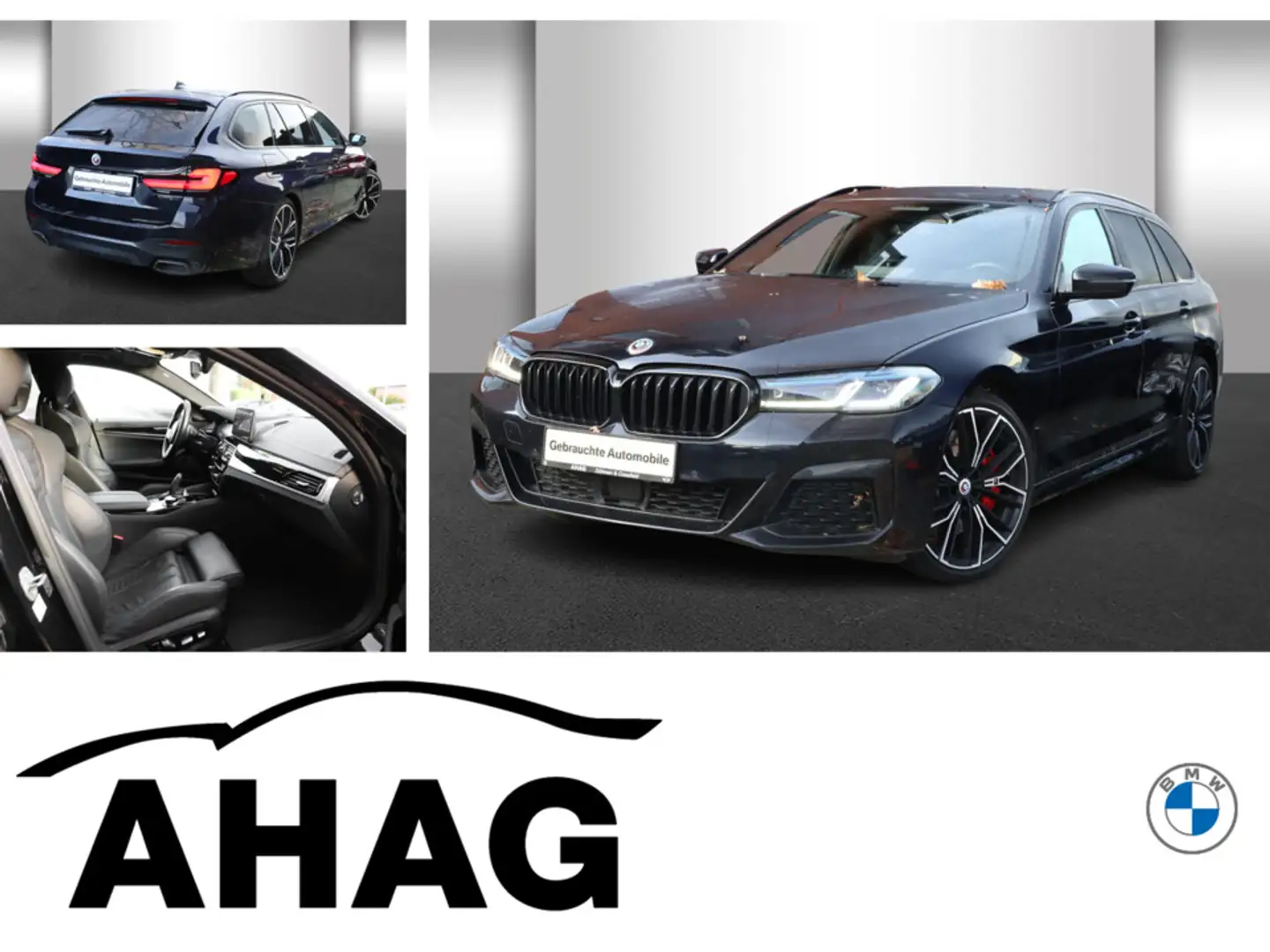 BMW 540 I xDive Touring M-Sport Schwarz - 1