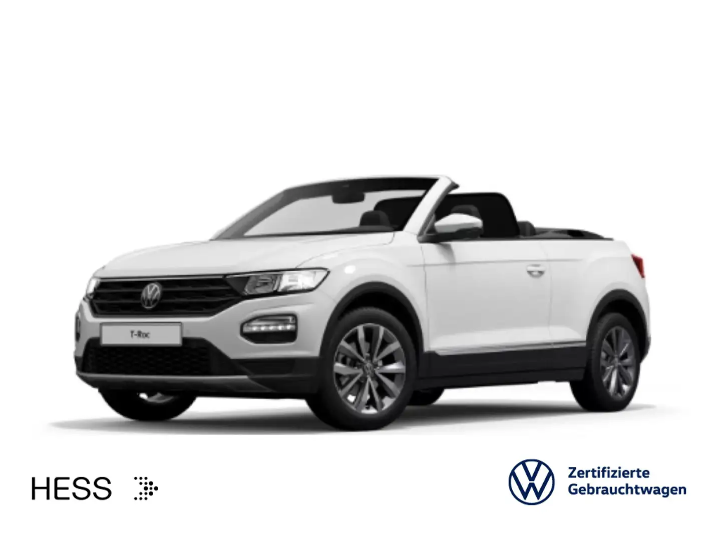 Volkswagen T-Roc Style 1.0 TSI*NAVI*VIRTUAL*AHK Weiß - 1