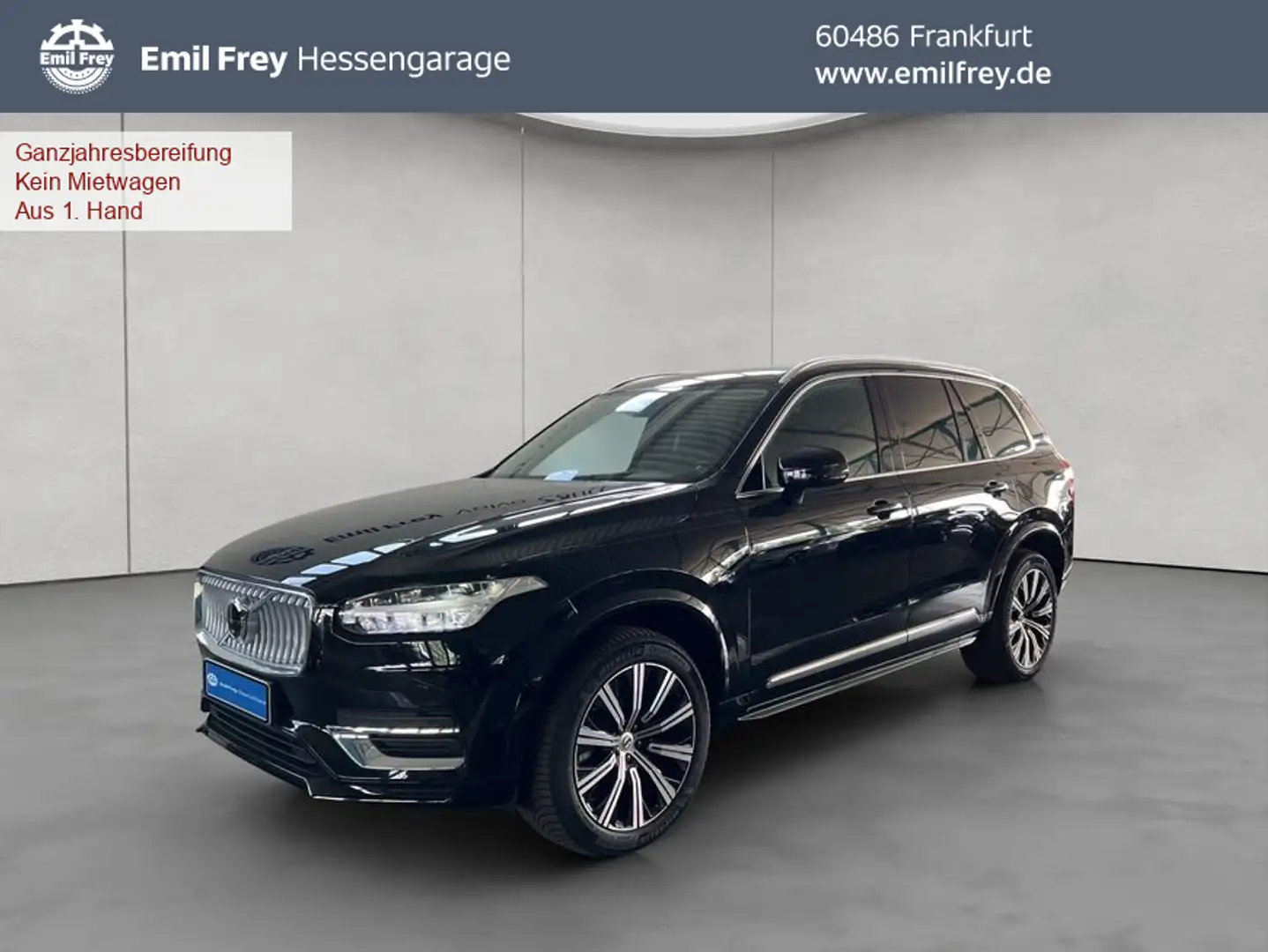 Volvo XC90 XC90 B5 AWD Plus-Bright 7S Glasd Standh 360° Leder Schwarz - 1