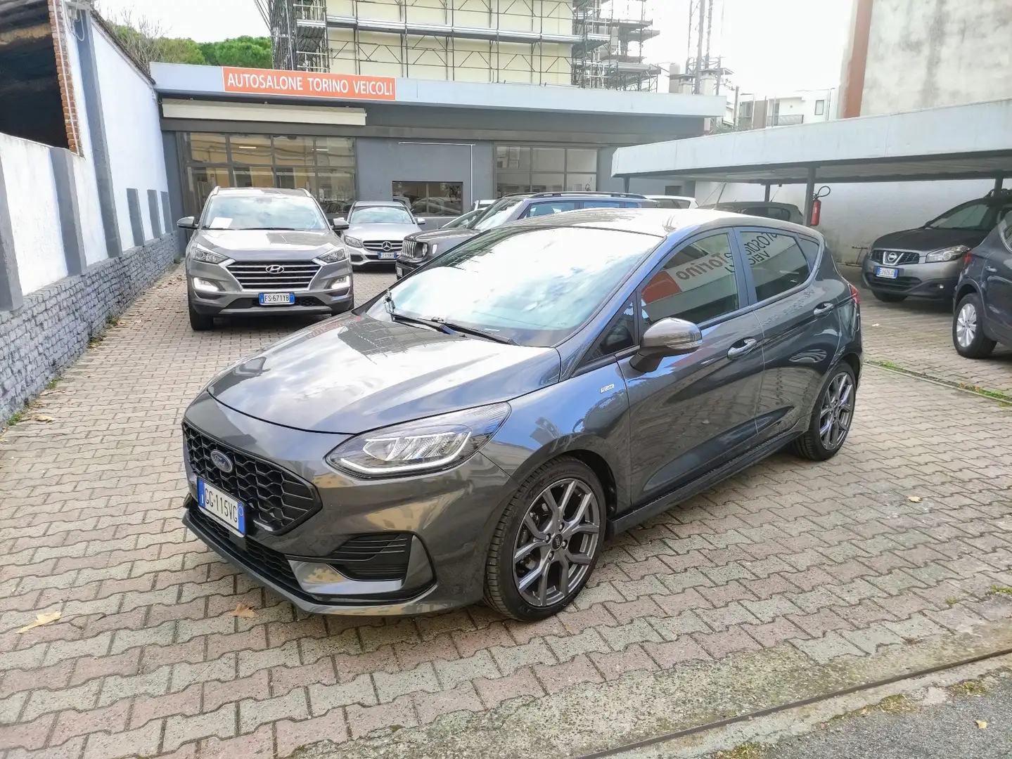 Ford Fiesta 1.0 ecoboost h ST-Line X 125cv ** NEOPATENTATI ** Grigio - 2
