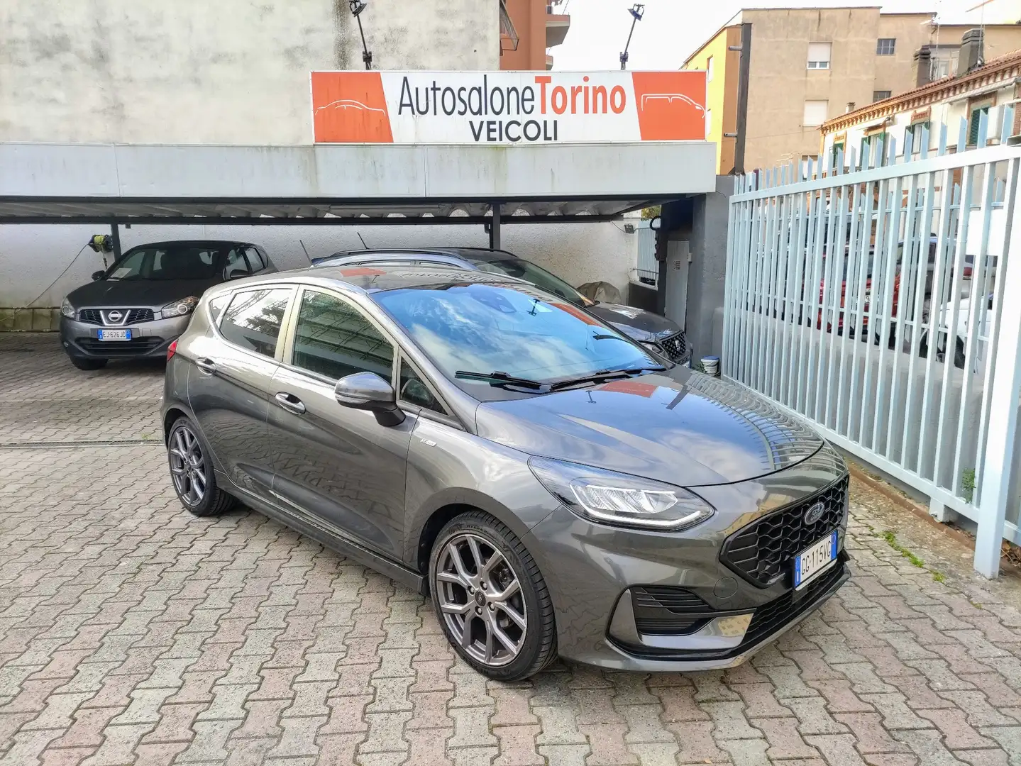 Ford Fiesta 1.0 ecoboost h ST-Line X 125cv ** NEOPATENTATI ** Grigio - 1