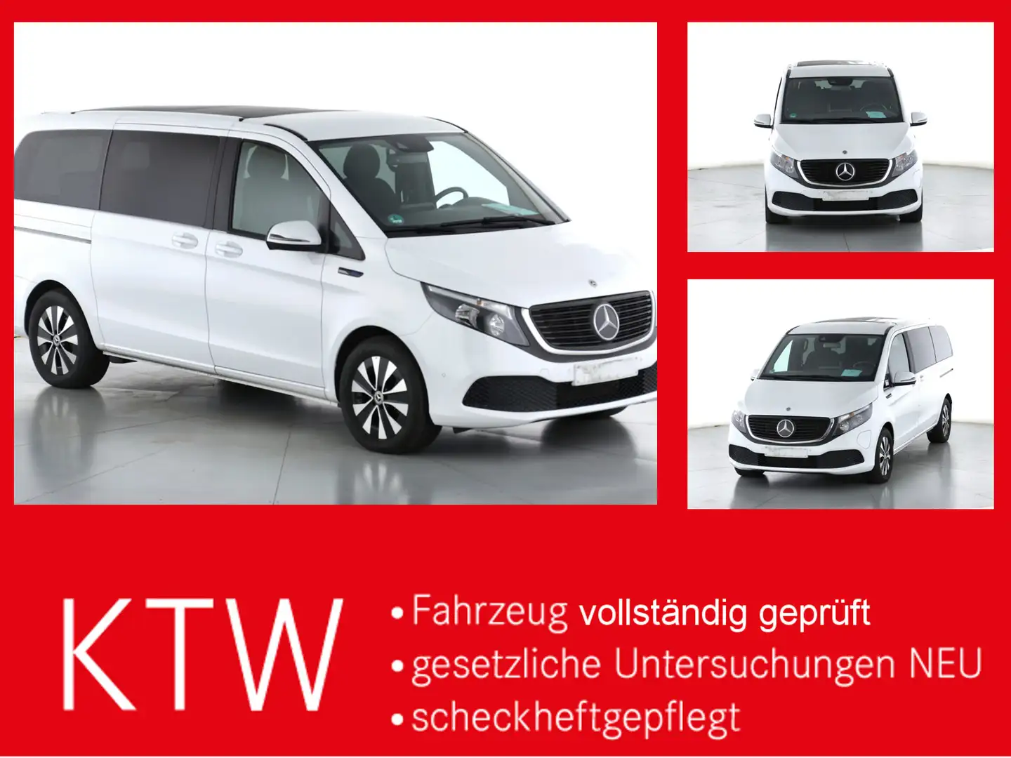 Mercedes-Benz EQV 300 lang,6Sitze,Liegepaket,Tisch,Schiebedach Blanc - 1