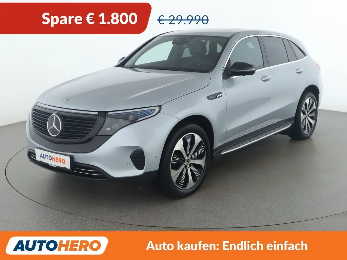 Mercedes-Benz EQC 400 electric drive 300 kW 400 4Matic Edition 1886 Silber - 1