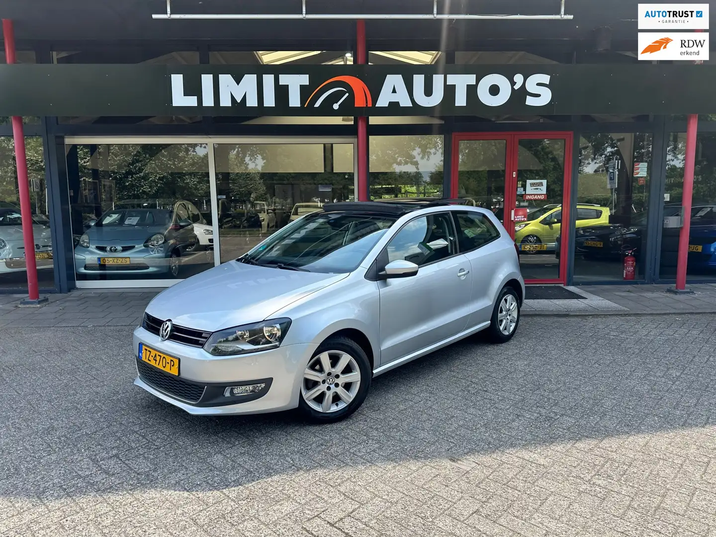Volkswagen Polo 1.4-16V Highline Climate/Pano/Pdc/Cruise/El.ramen/ Grijs - 1