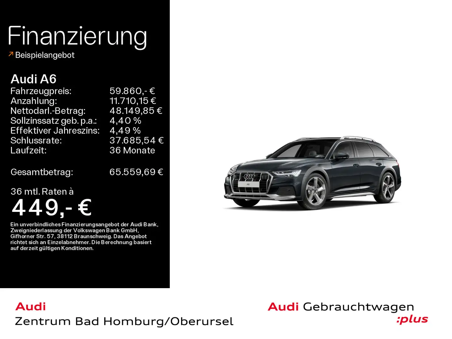 Audi A6 allroad 40 TDI quattro*Navi*Matrix*Alu*AHK*HU Grau - 1