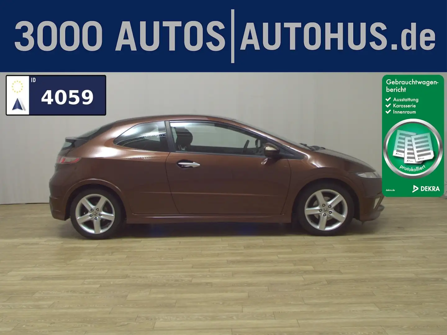 Honda Civic 1.8 AHK PDC SHZ Facelift Bronze - 1