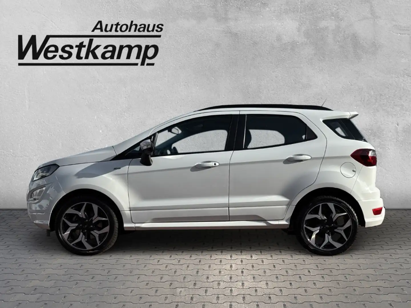 Ford EcoSport ST-Line 1,0 EcoBoost Schiebedach Teilleder Bang-Ol Weiß - 2