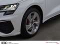 Audi A3 Sportback 45 TFSI e S line Navi LED virtual schwar Bianco - thumbnail 10