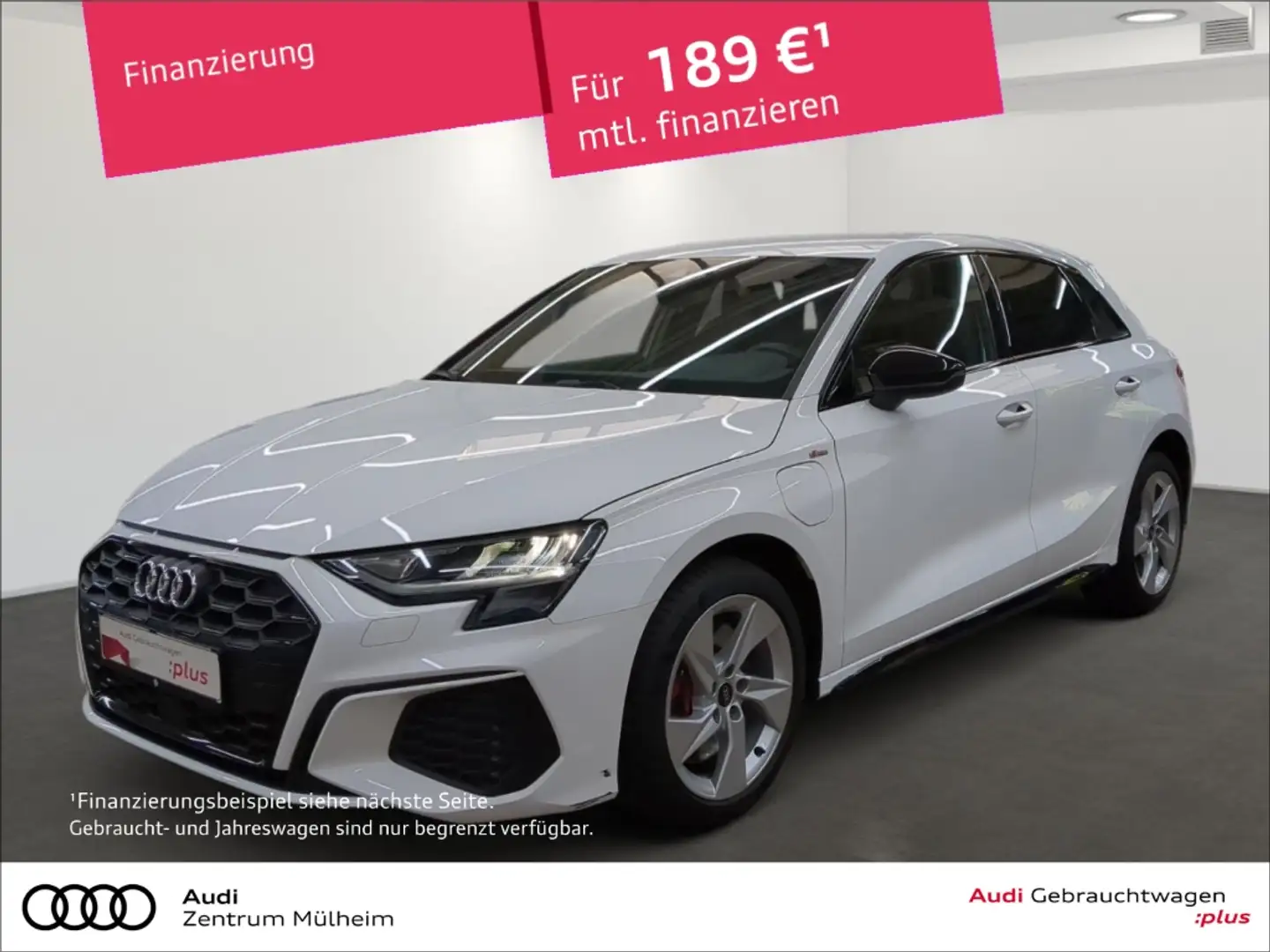 Audi A3 Sportback 45 TFSI e S line Navi LED virtual schwar Bianco - 1