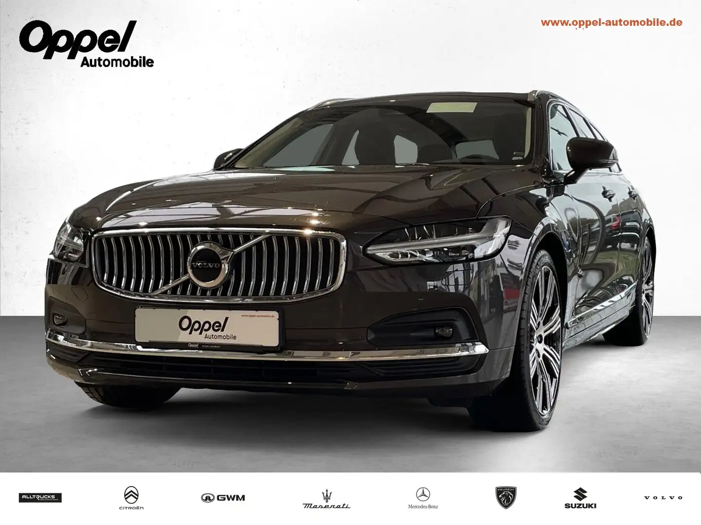 Volvo V90 V 90 B4 Diesel Ultimate Bright *AHK*NAVI*360°KAM Gris - 1