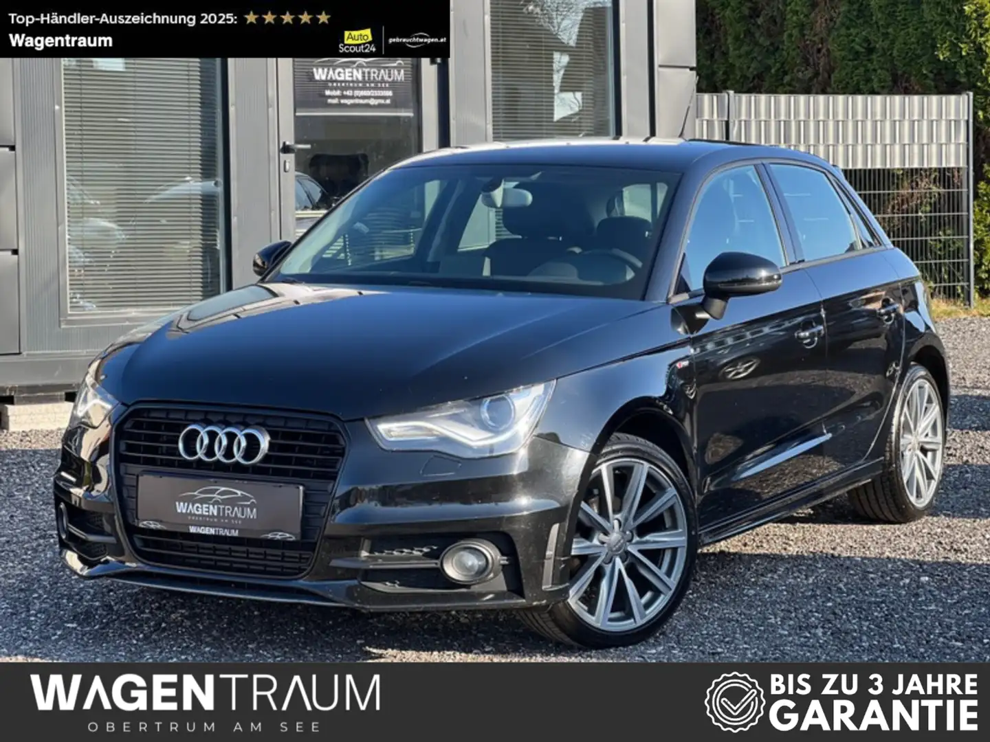 Audi A1 Sportback 1.6 TDI - S-line - Xenon - Tempomat - B Schwarz - 1