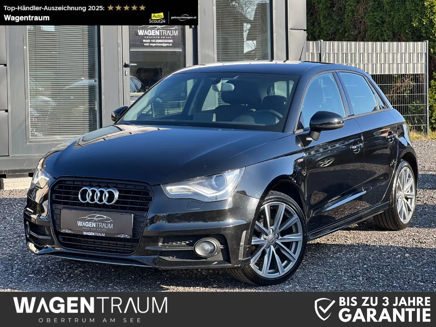 Audi A1 Sportback 1.6 TDI - S-line - Xenon - Tempomat - B Schwarz - 1
