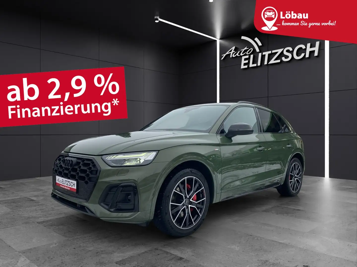 Audi Q5 50 TDI edition-one quattro S-Line Standhzg Matr... Grün - 1