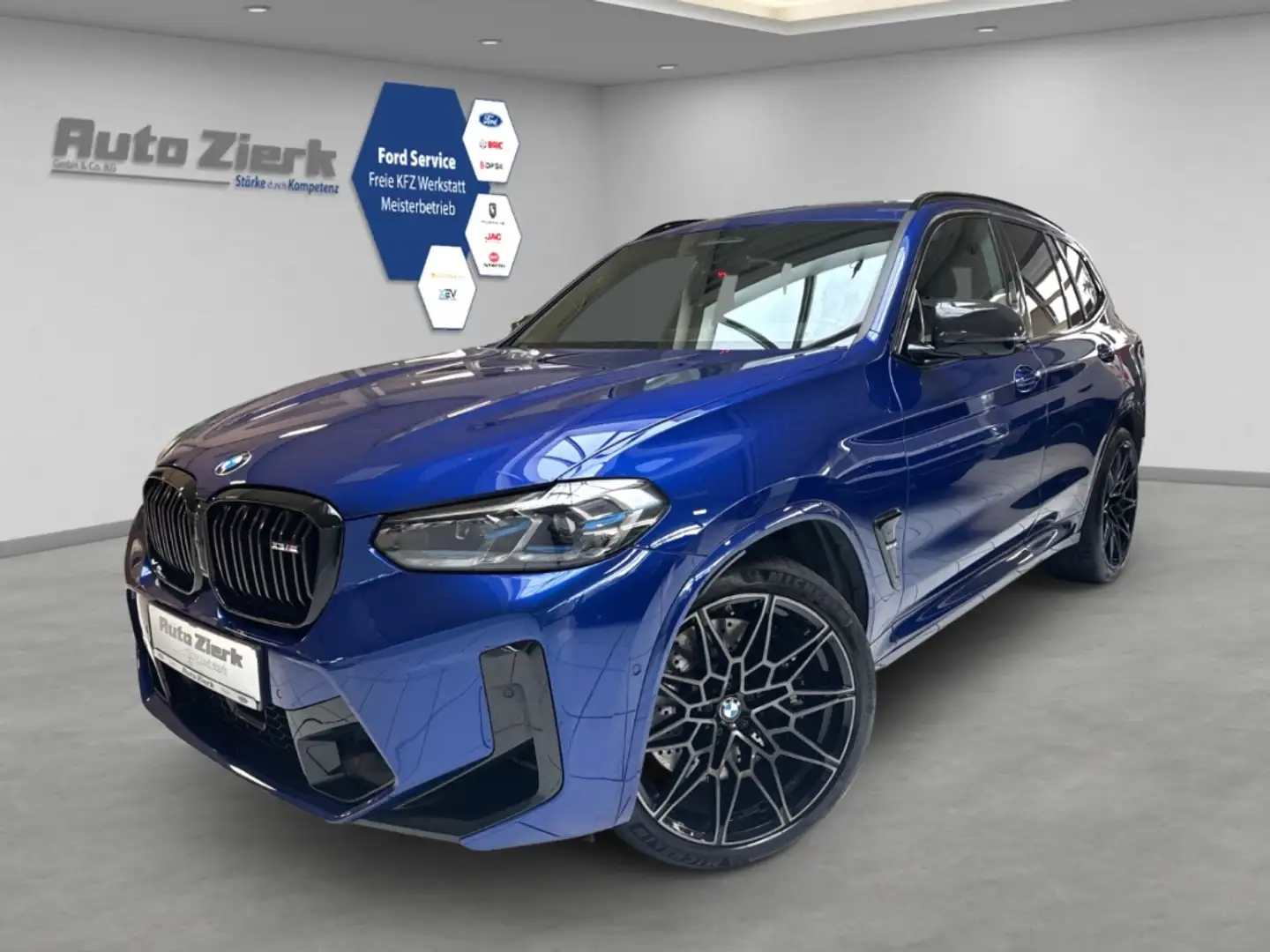 BMW X3 M xDrive Competition Aut. NAVI PROF. HEAD-UP Bleu - 1