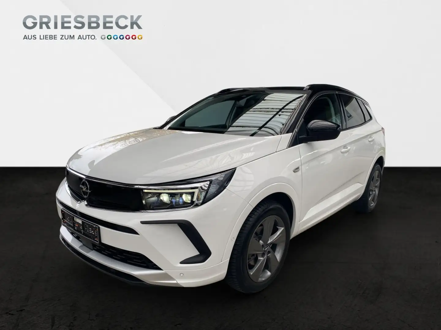 Opel Grandland 1.5 D Ultimate FLA 360 ParkAss. SpurH Blanc - 1