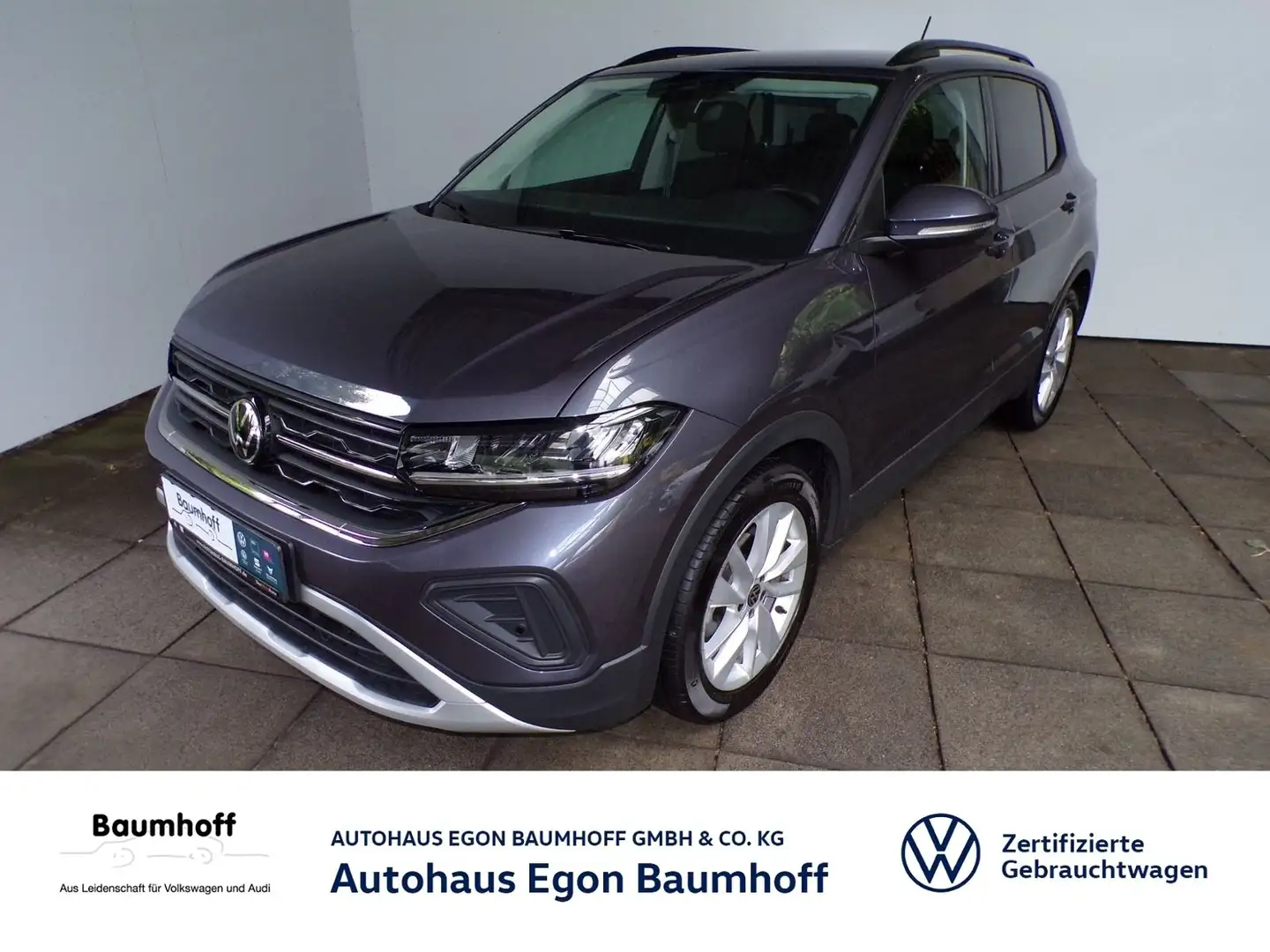 Volkswagen T-Cross T-CROSS 1.0 TSI LIFE / AHK+LED'S+APP+SITZHZG Grau - 1