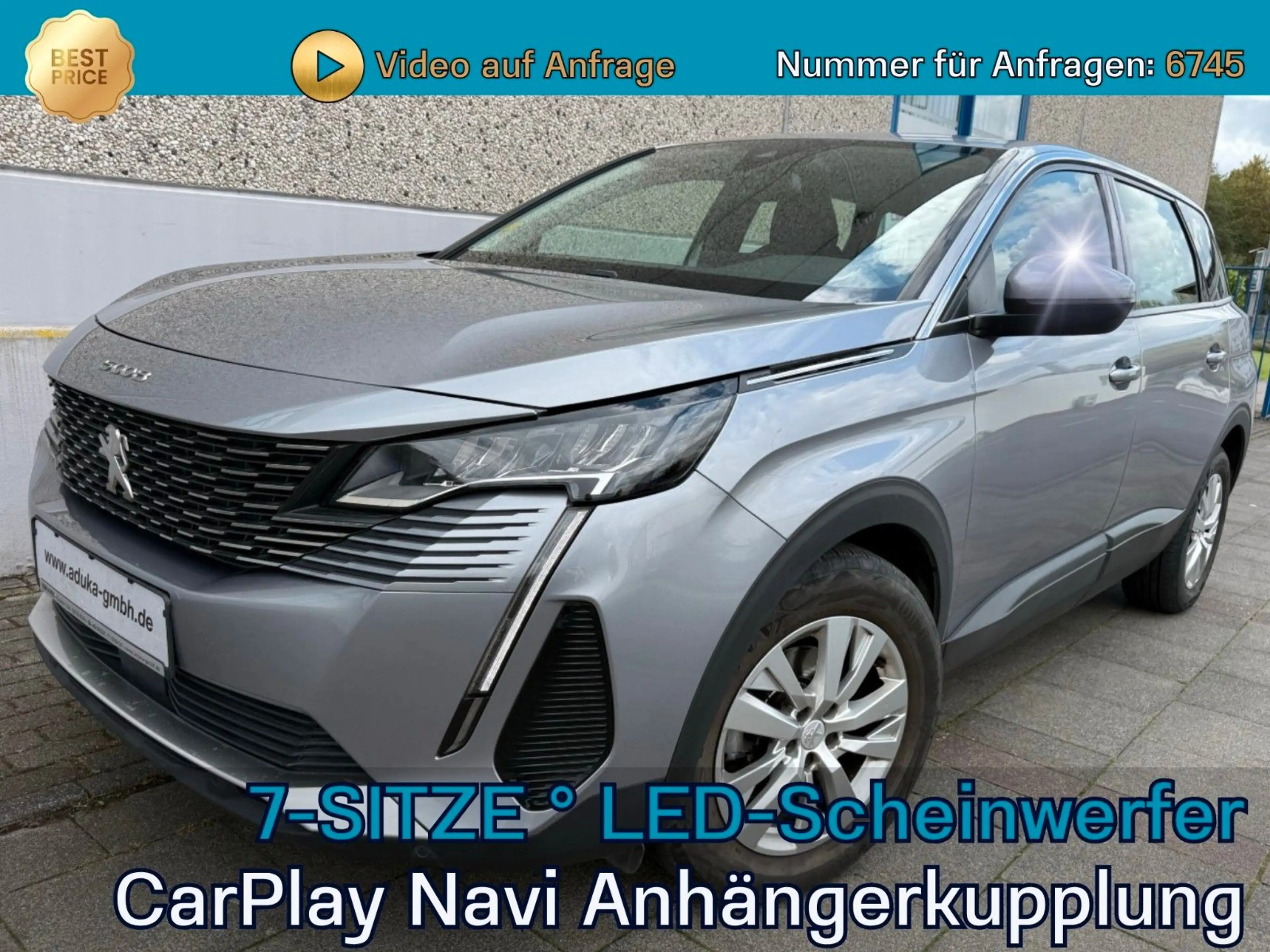 Peugeot 5008 BlueHDi 130 Active Pack 7 Sitze AHK LED Nav