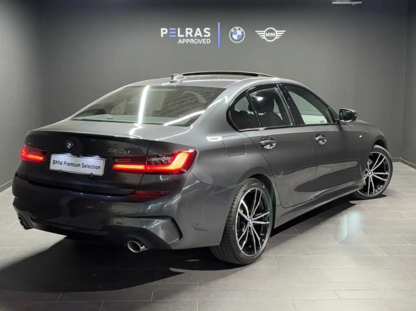 BMW 320 320dA MH xDrive 190ch M Sport Gris - 2