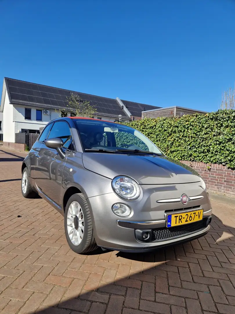 Fiat 500 1.2 Easy Cabrio Grijs - 2
