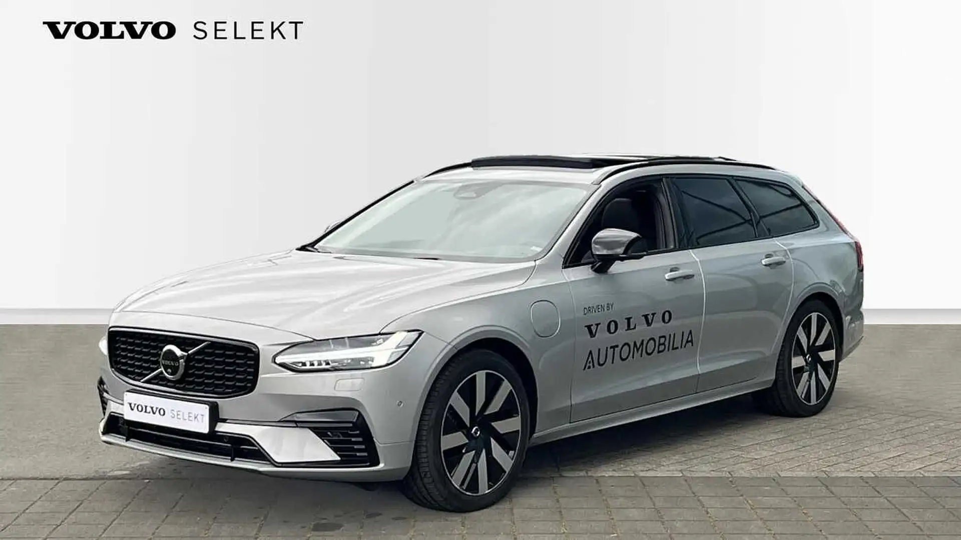 Volvo V90 Ultimate Dark T6 AWD Plug-in hybride | Pano dak | Argento - 1