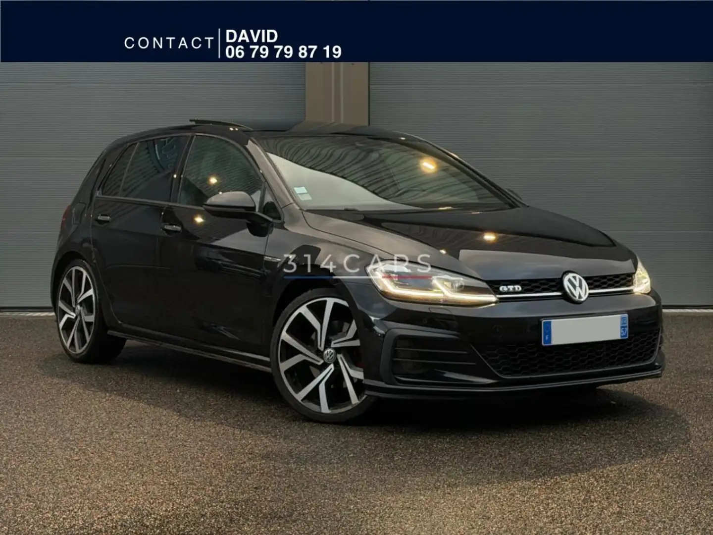 Volkswagen Golf GTD 184 cv DSG7 - Distribution OK - Garantie 3 mois Noir - 1