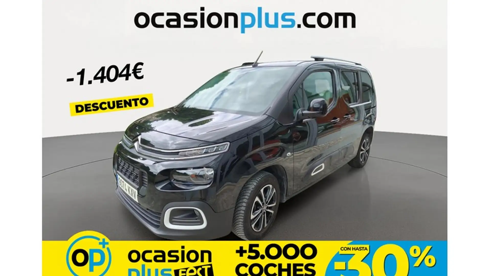 Citroen Berlingo M1 BlueHDi S&S Talla M Shine 100 Negro - 1