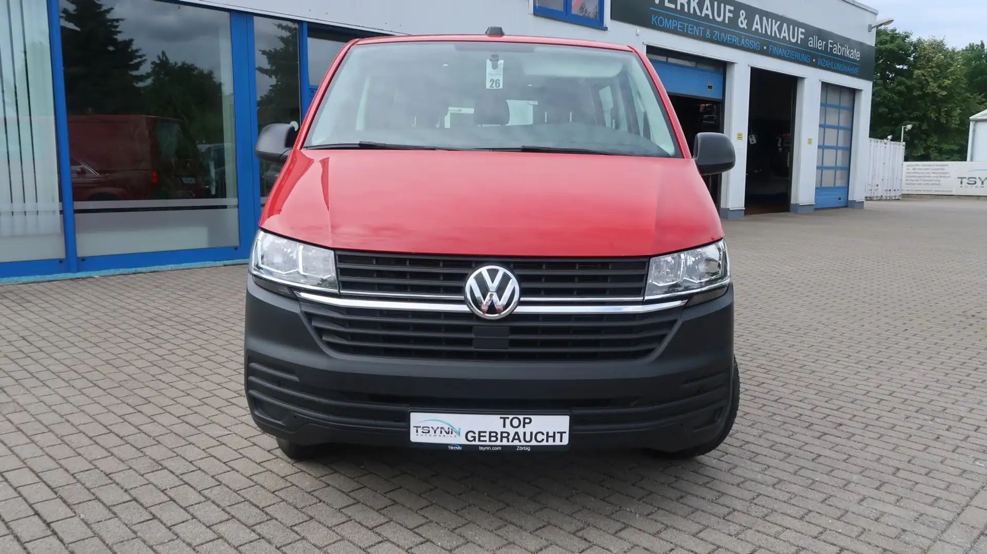 Volkswagen T6.1 Transporter 2.0 TDI Kombi lang (EURO 6d-TEMP) Rot - 2