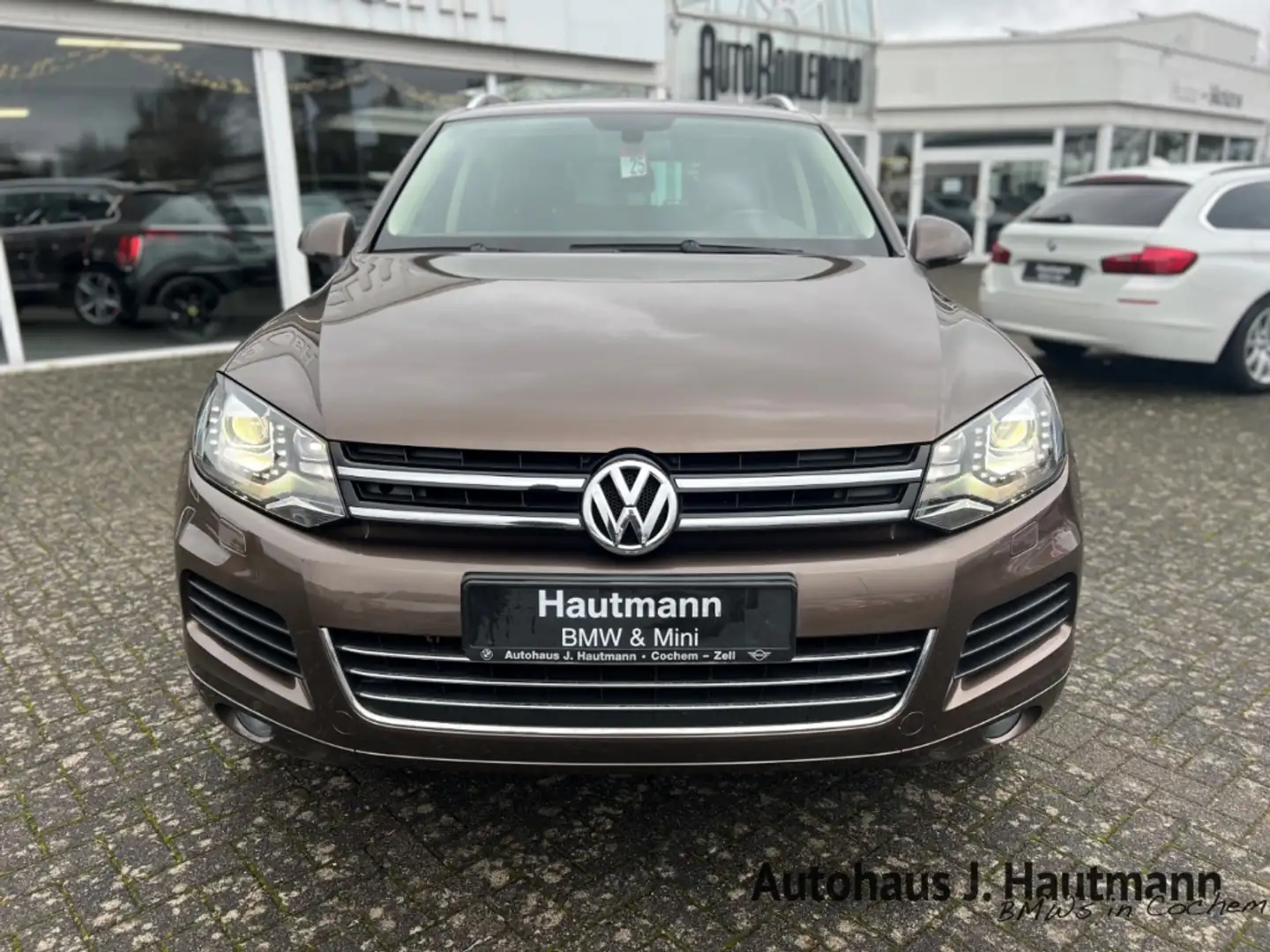 Volkswagen Touareg V6 TDI BMT 3.0 EXCLUSIVE +1.HAND+Luftf.+ Marrón - 2
