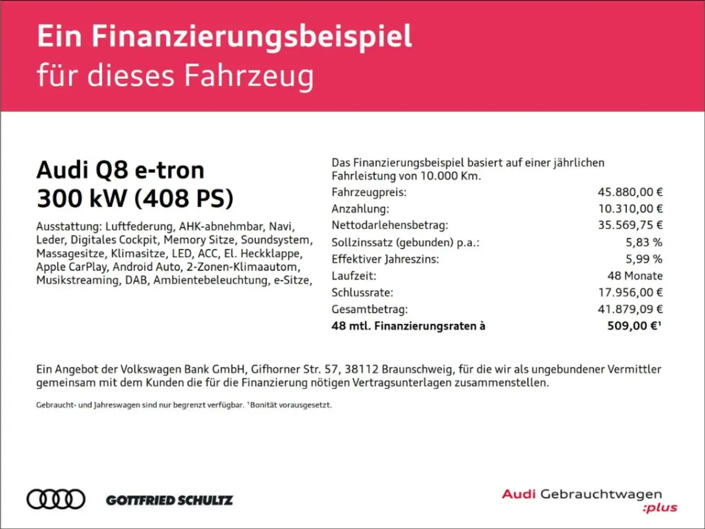 Audi Q8 e-tron 55 quattro Advanced B&O MATRIX LED NAV PLUS   SHZ Grau - 2