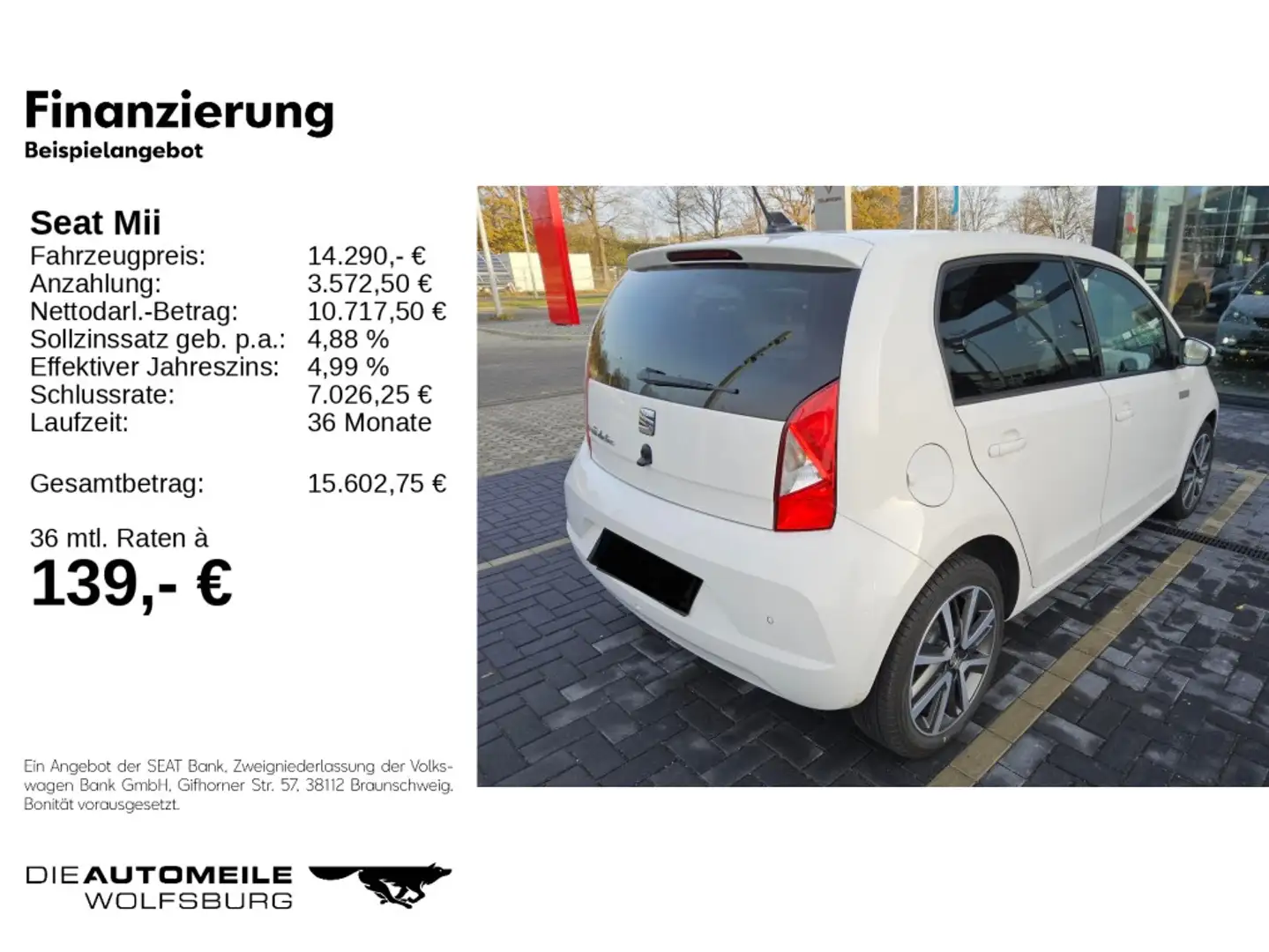 SEAT Mii electric Edition Power Charge Weiß - 2