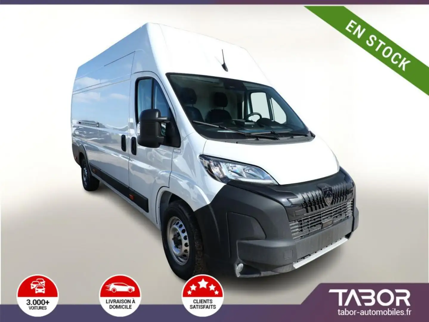 Peugeot Boxer 435 2.2 BHDi 180 L4H3 270° Radars Blanc - 1