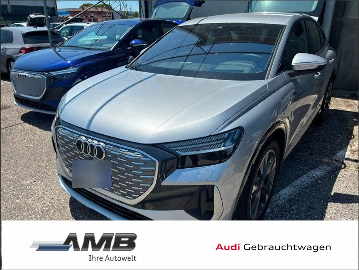 Audi Q4 e-tron S line 45 qu. Matrix/Wärmepu Silber - 1