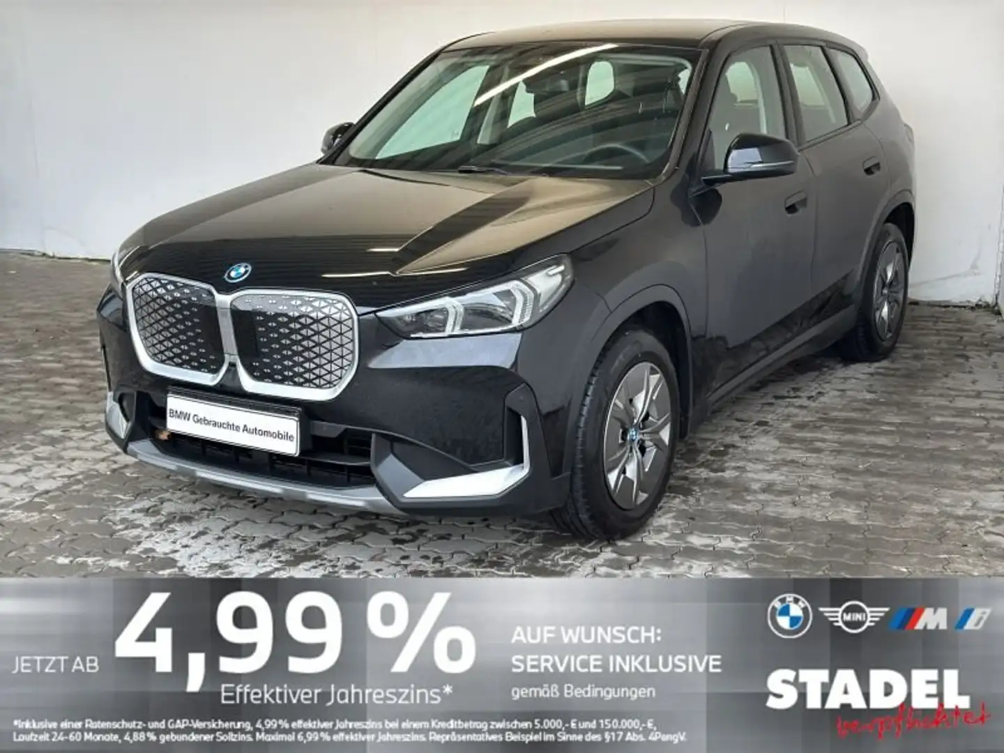 BMW iX1 xDrive30 Navi.LED.RFK.KomfZg.LR-Hz.Sportsitz Noir - 1