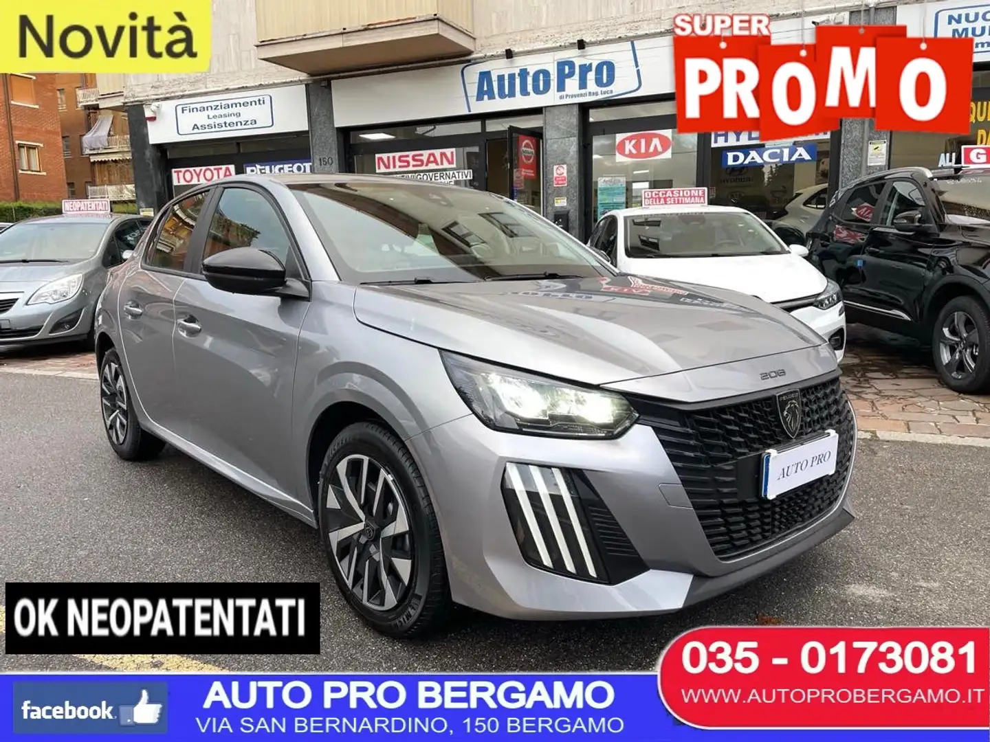 Peugeot 208 1.2 puretech STYLE NEW 2025  SUPER PROMO Grigio - 1