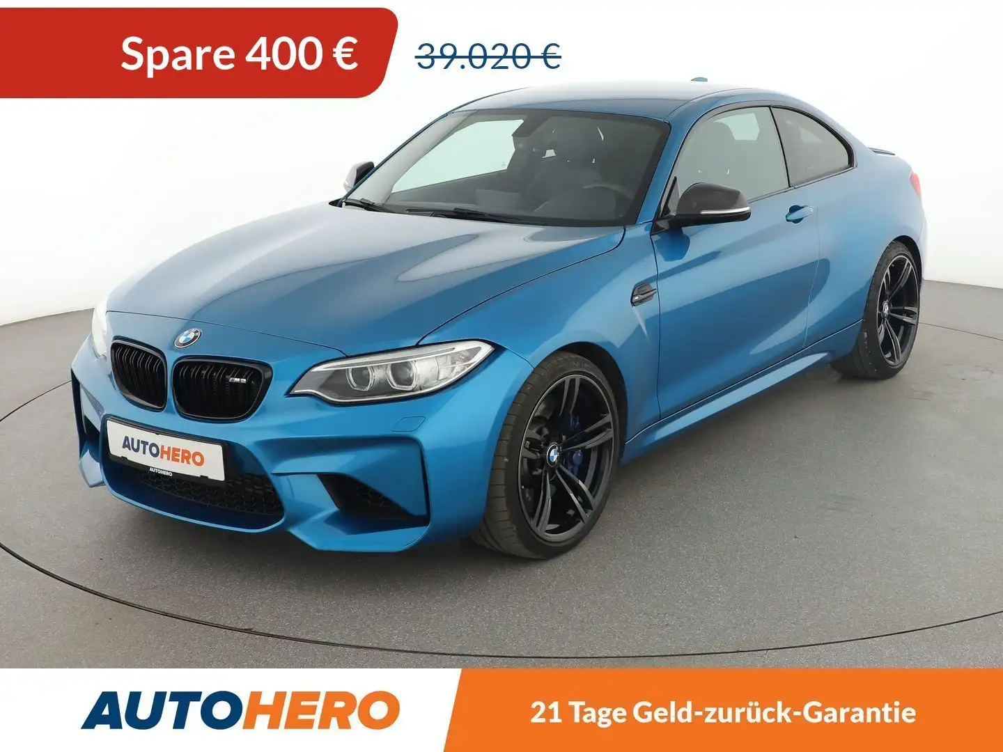 BMW M2 M2 Aut.*NAVI*TEMPO*BI-XENON*PDC*SHZ* Blau - 1
