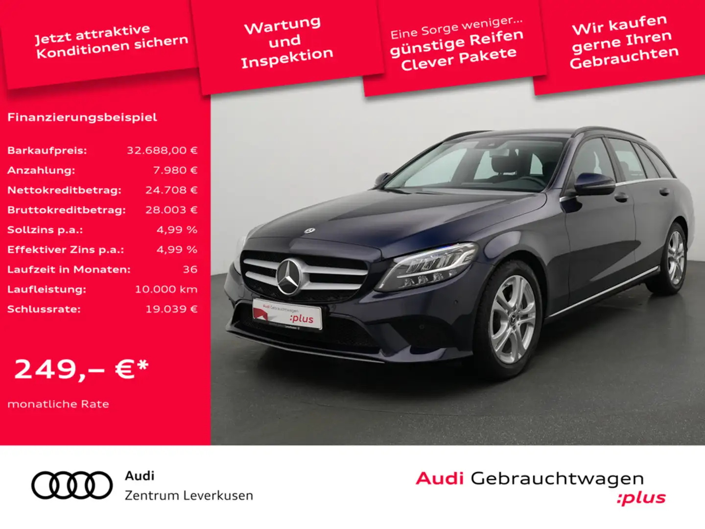 Mercedes-Benz C 200 SHZ PTS KAM LED COMAND Schwarz - 1