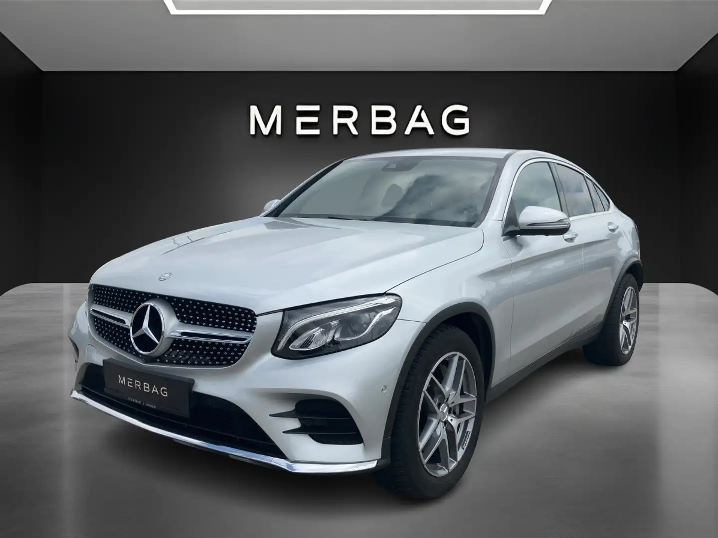Mercedes-Benz GLC 220 d 4MATIC Coupé AMG Line Argent - 1
