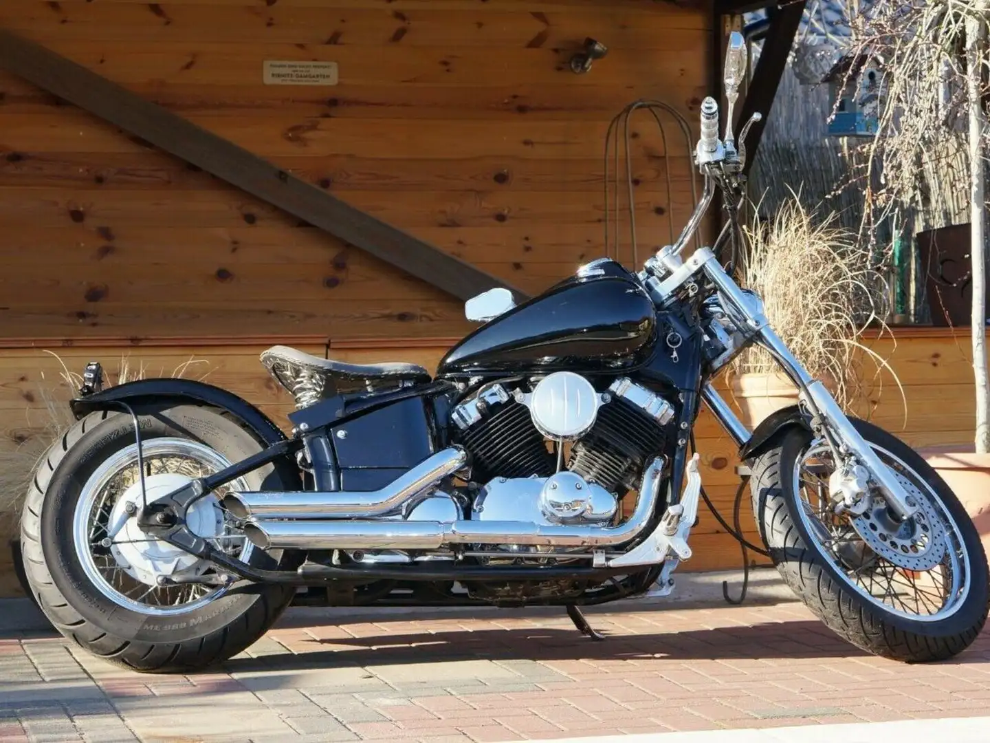 Yamaha XVS 650 Bobber Noir - 1