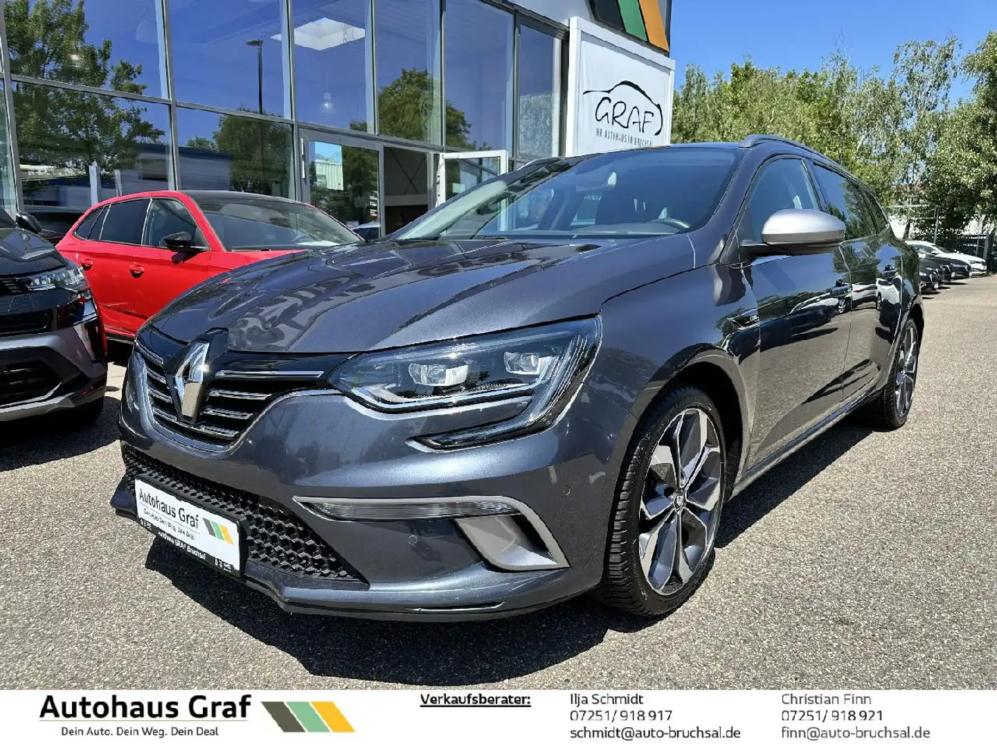 Renault Megane Megane Grandtour GT-Line*AHK*Kamera Gris - 1